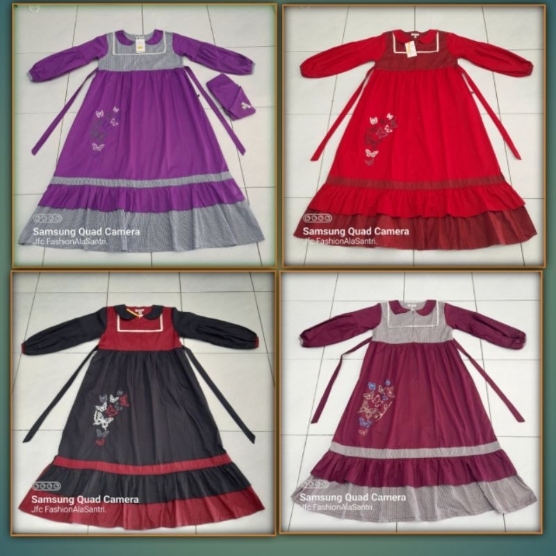 gamis Shabrina anak set hijab.
