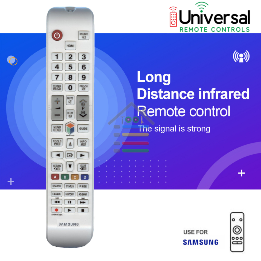 REMOTE TV SAMSUNG DIGITAL LED SMART TV HUB AA59-00795A