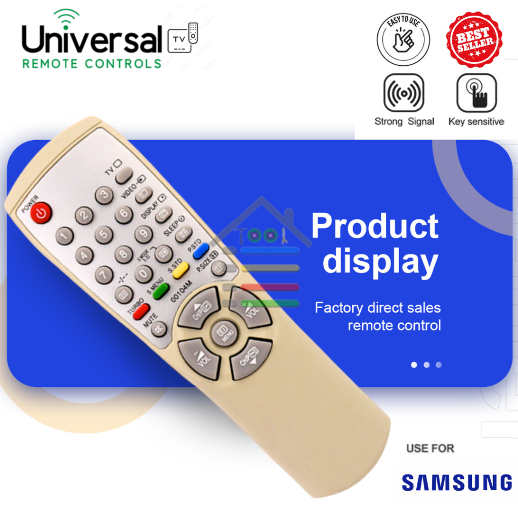 REMOTE TV TABUNG LCD TV SAMSUNG TV PUTIH 104 K DAN 104 M