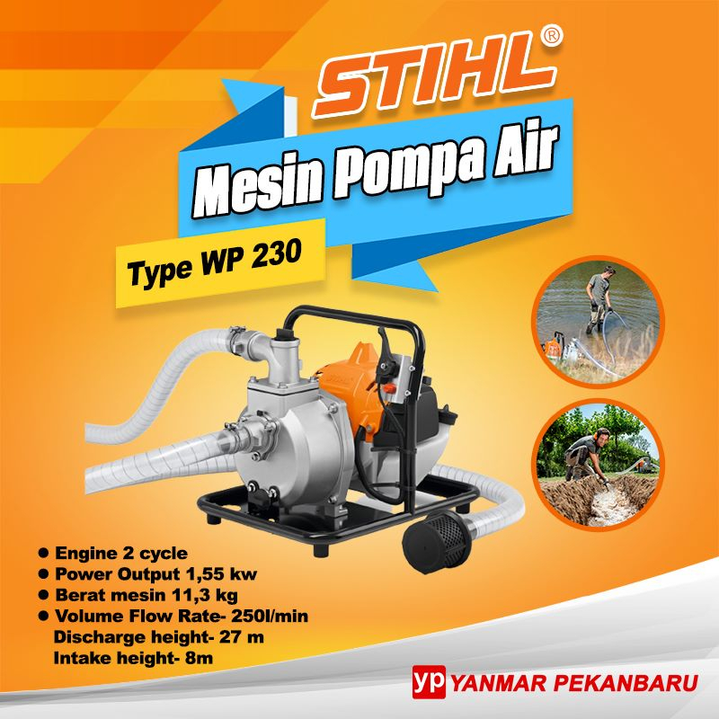 Mesin Pompa Air Irigasi Portable Water Pump STIHL WP 230