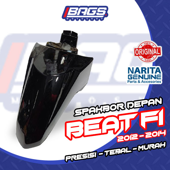 Spakbor depan Honda beat fi th 2013-2015 warna hitam