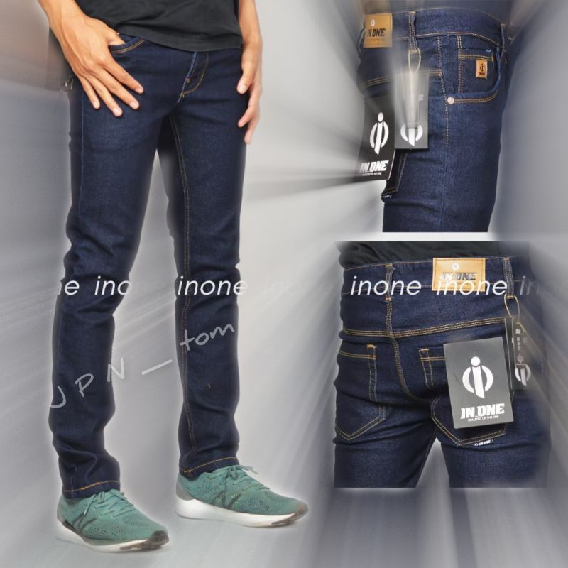 Celana Jeans Big Size Pria Melar Ukuran Besar 36 37 38 39 40 Biru Dongker Jins Jumbo 41 42 43 44 45 46 Garmen Long Pants Pinggang Karet Model Reguler Fit Stretch Bahan Tebal Celana Panjang Original Premium In One Cocok Kegiatan Formal Casual