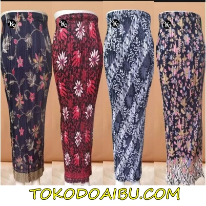 COD//ROK PLISKET BATIK / ROK PLISKET / BAWAHAN KEBAYA / ROK KEBAYA / ROK WISUDA / KERASAKTI HITAM