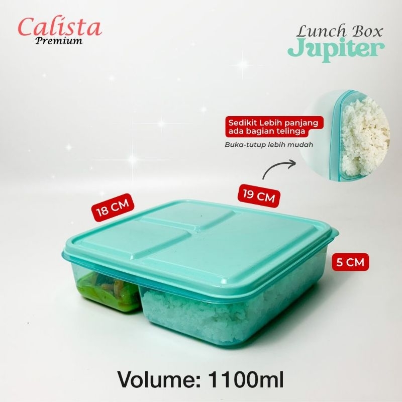 lunch box calista jupiter / tempat makan anak bekal sekolah kantor tempat makan besar