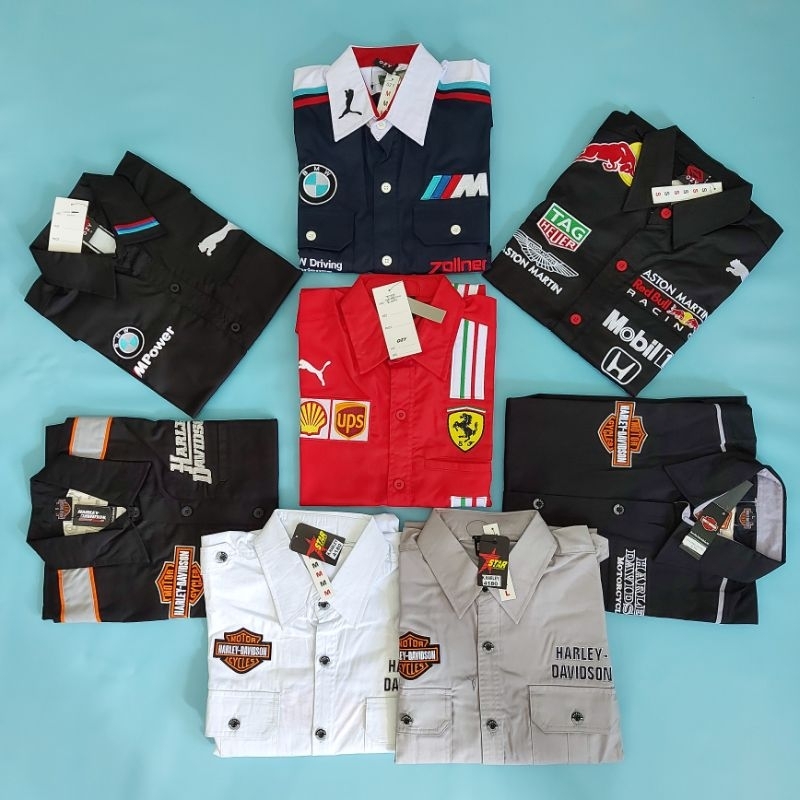 Kemeja Motif Baju Otomotif