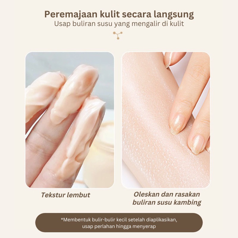 FEALI Moisturizer Cream and Goat Milk Anti-Aging Pelembab Wajah Memperbaiki Skin Barrier 5X Pro-Xylane