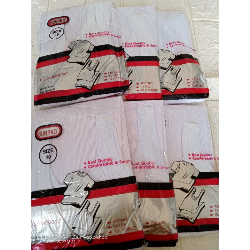 //Kaos Dalam Pria/Sunpro/conic//