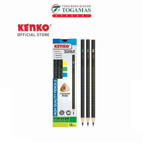 

PENSIL 2B KENKO 3282 TRAINGLE (PACK)