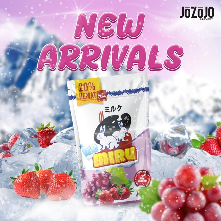 liquid Miru Grape Berry Ice 120ML / 2x60ML by Jozojo - Miru Grapeberry
