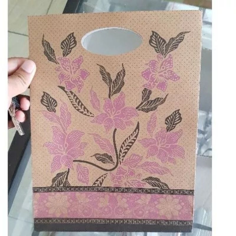 PAPER BAG TAS  BATIK 20x10x24