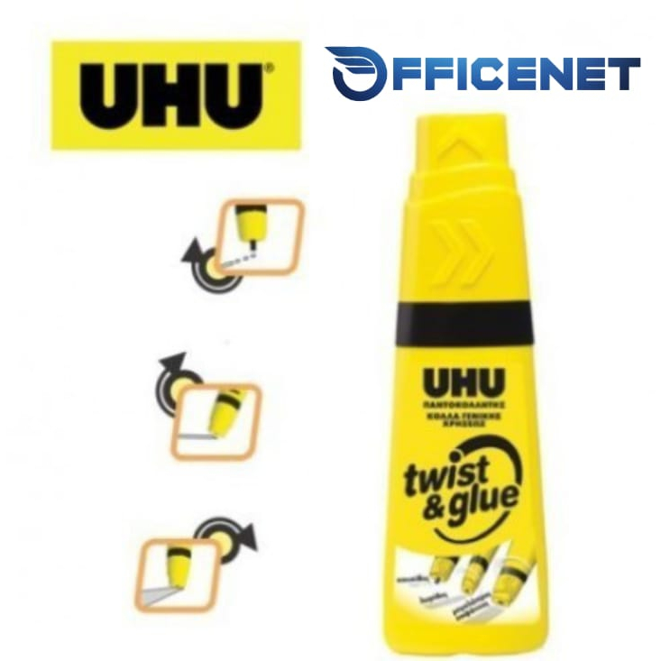 

UHU ALL PURPOSE TWIST & GLUE LIQUID / LEM CAIR PUTAR SERBAGUNA