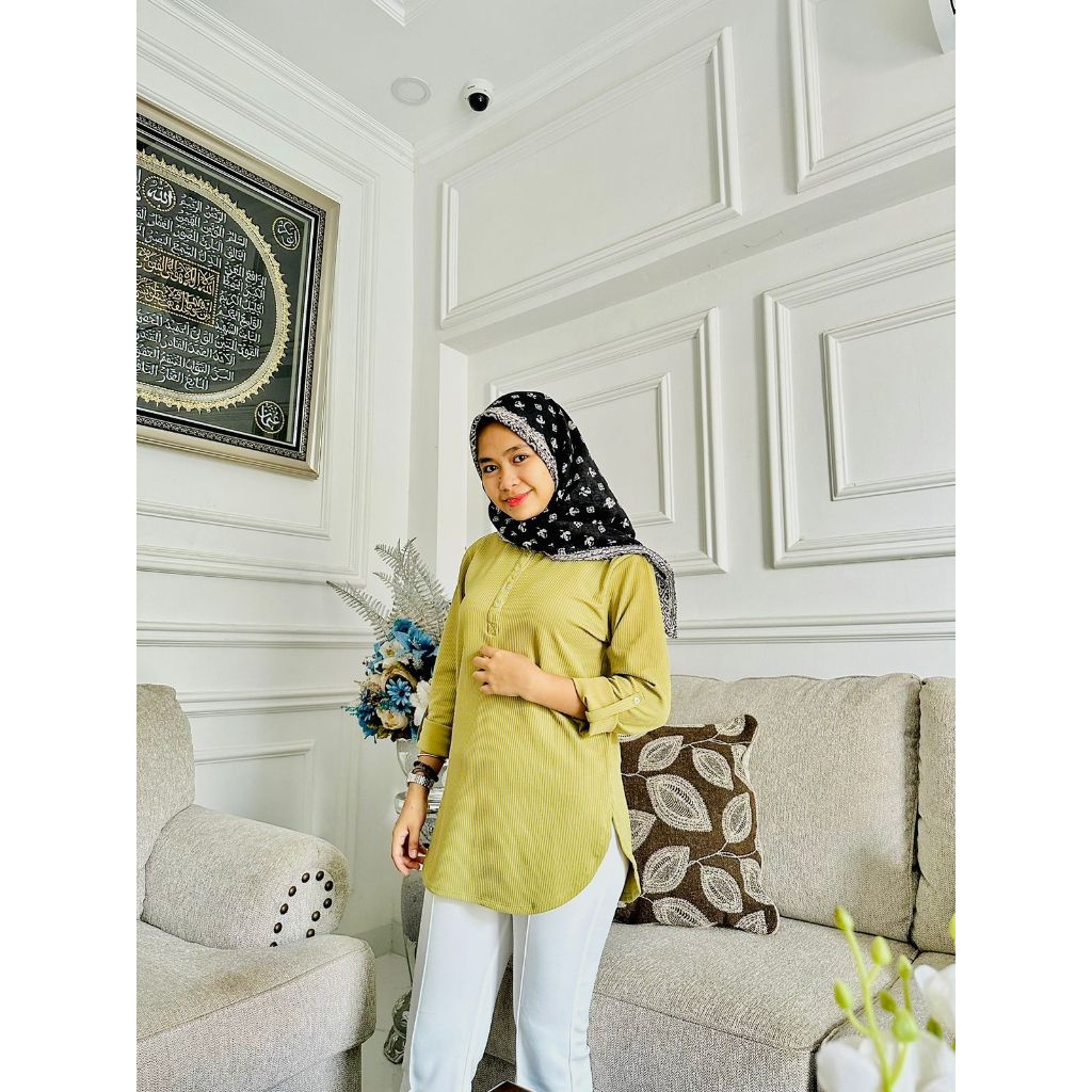 KAOS POLOS WANITA MODEL BUSUI LENGAN PANJANG