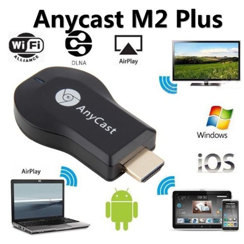 Dongle Anycase TV Display 4K 1080 SUPER HD Wireless Wifi Anycast  / Wifi Display / TV Dongle / Miracast / Video M4 M9 PLUS MEDIATECH BY SMOLL