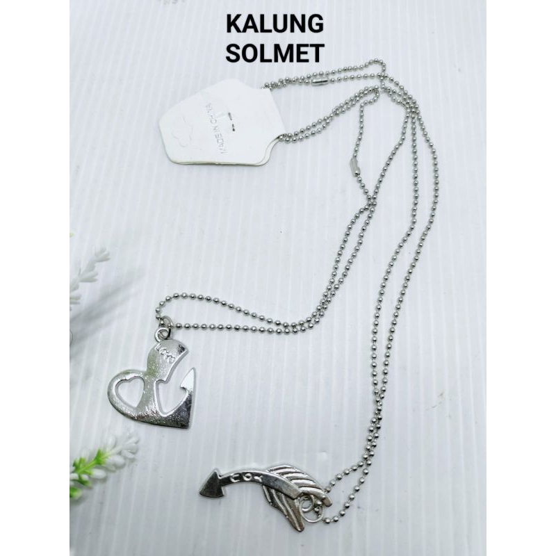 Kalung motif/Kalung Solmed/Kalung pasangan harga/card