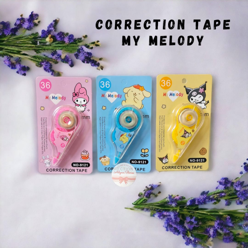 Correction Tape Sanrio / Tip Ex Kertas Sanrio 36m