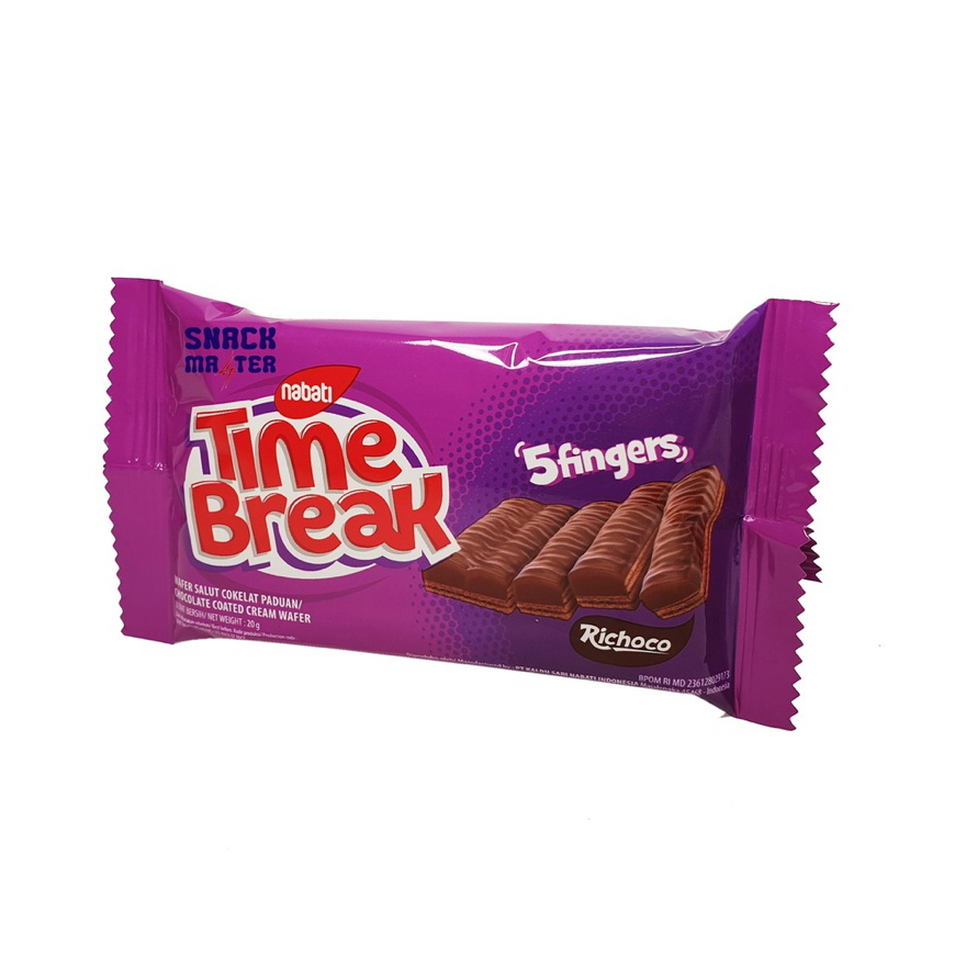 

[GROSIR!!] Nabati Wafer TIME BREAK 20gr 1 DUS isi 120pcs - grosir