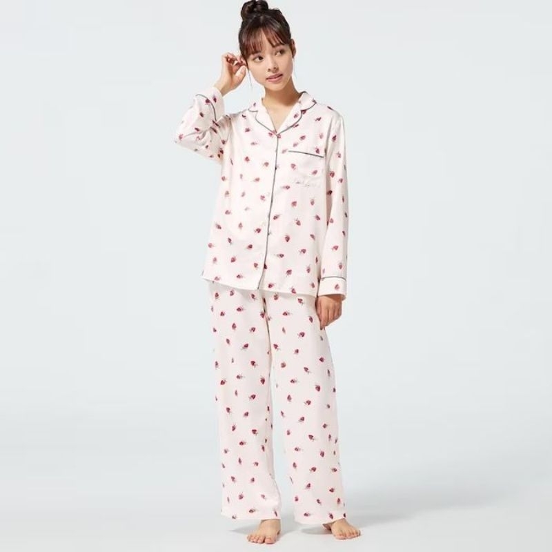 G** by unq** silk pajamas long set