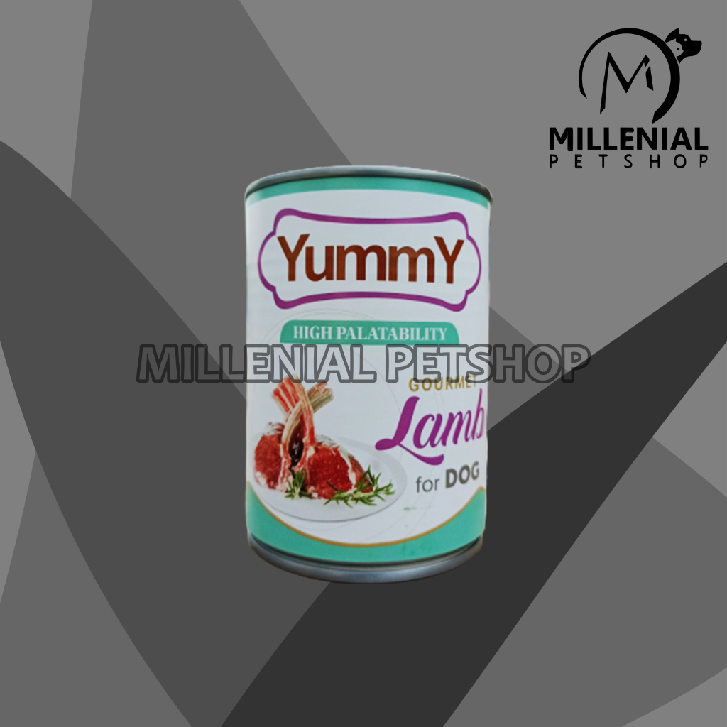Makanan Basah Anjing Yummy Dog Food Kaleng Can Wet Food 400 Gram