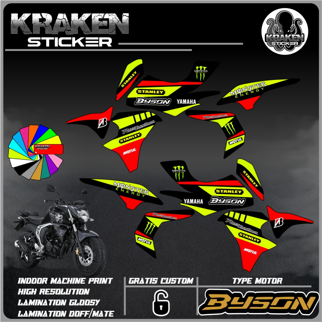 STRIPING STICKER BYSON FI STIKER BYSON FI NEW STICKER LIS LIST BYSON FI CODE 04