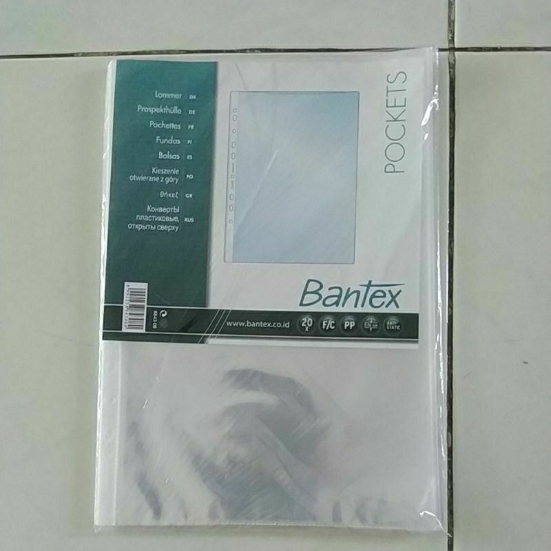 sheet protector / pocket bantex folio