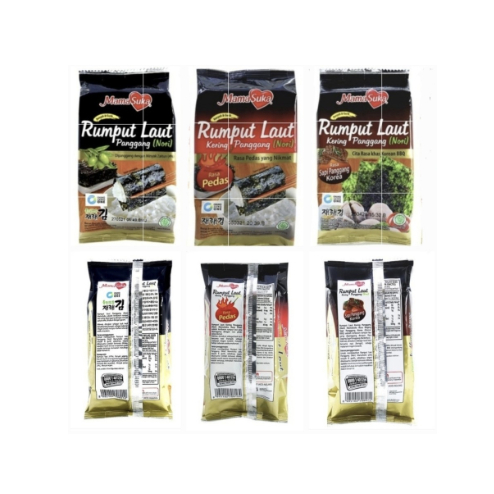 

MAMASUKA RUMPUT LAUT KERING PANGGANG / NORI (2 pack @4.5g)