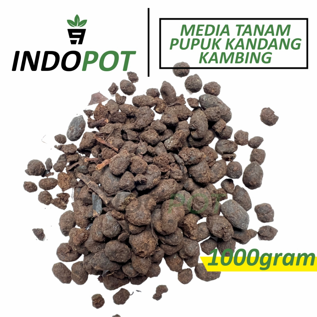 Media Tanam Pupuk Kandang Kotoran Kambing (Srintil) Sudah Steril 1kg