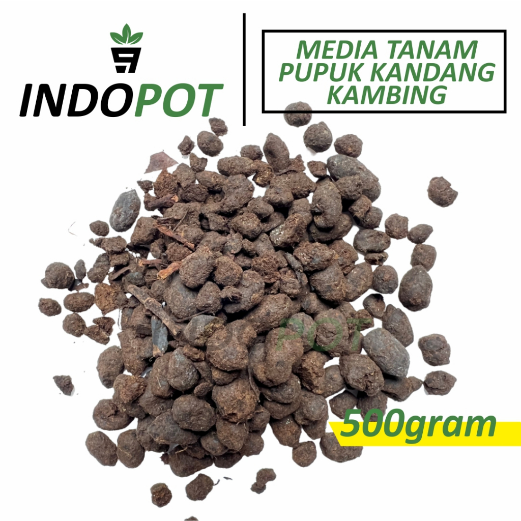 Media Tanam Pupuk Kandang Kotoran Kambing (Srintil) Sudah Steril 500gr