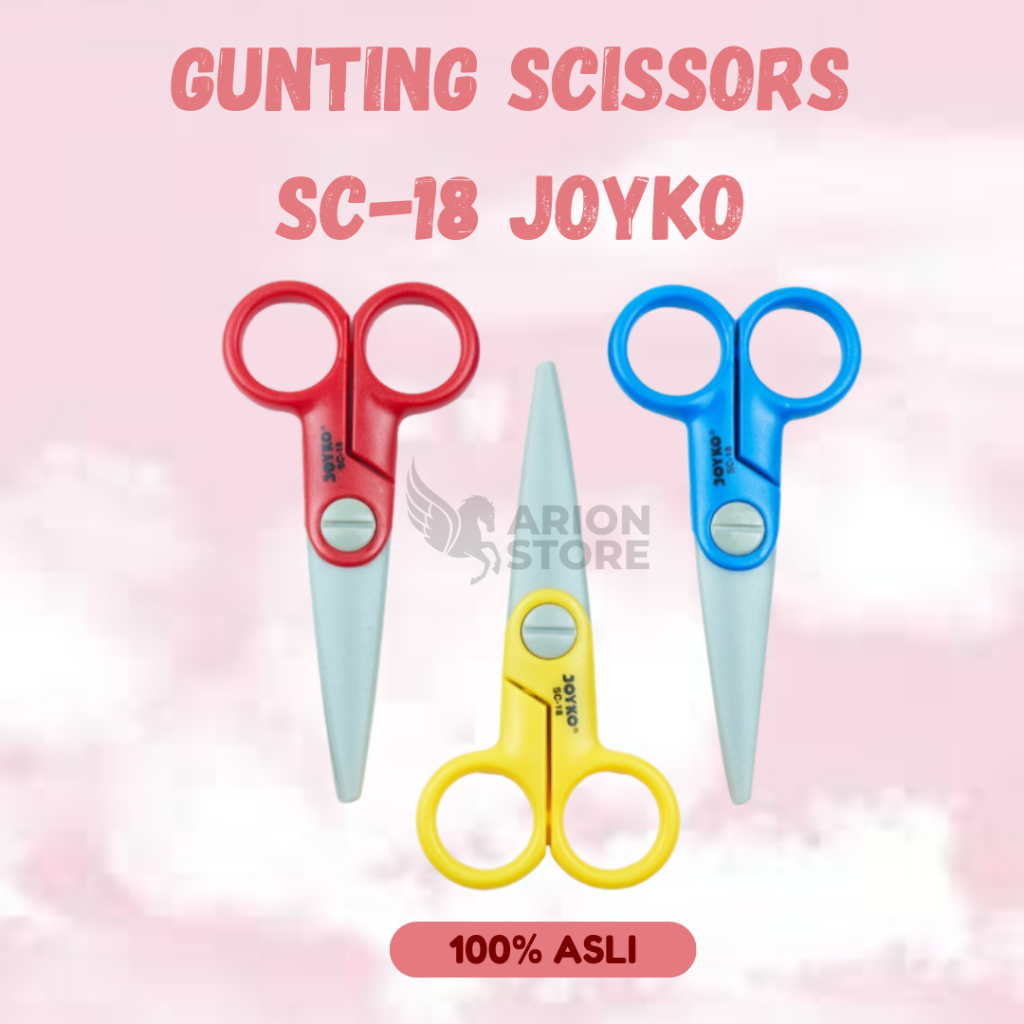 

[ARION STORE] Gunting Scissors SC-18 Joyko / Gunting Anak Kecil SC-18 Joyko [PCS]