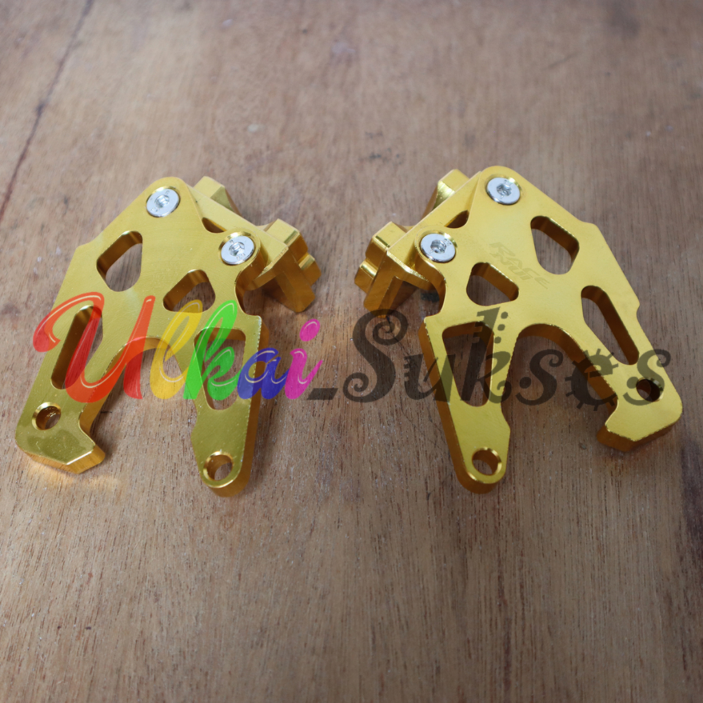 Aksesoris Variasi Standhook / tutup anting setelan rantai Motor cnc vixion satria sonic DLL Murah