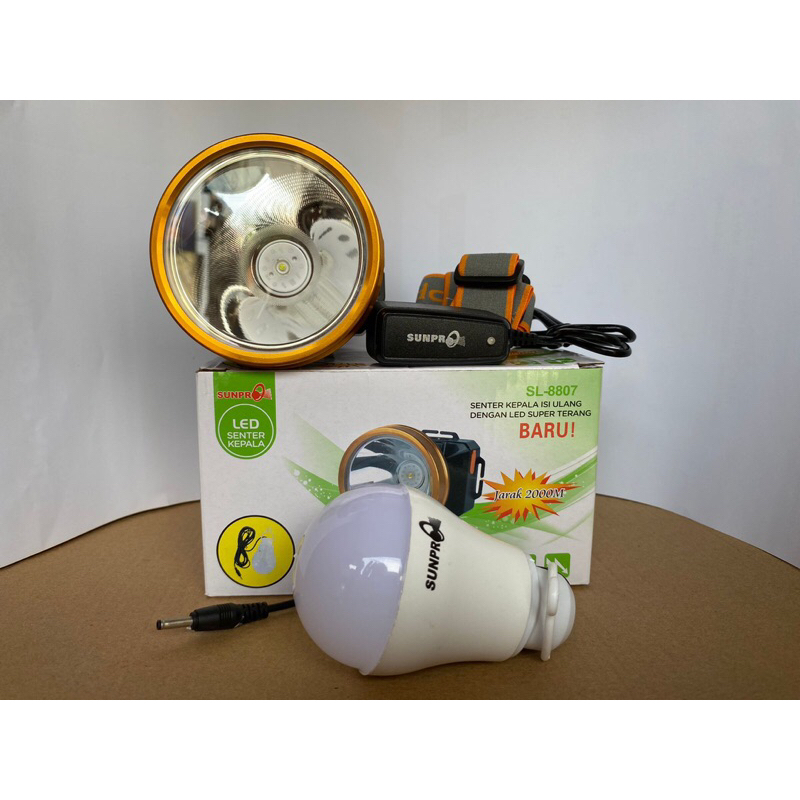 Senter Kepala sunpro LED Sl-8807