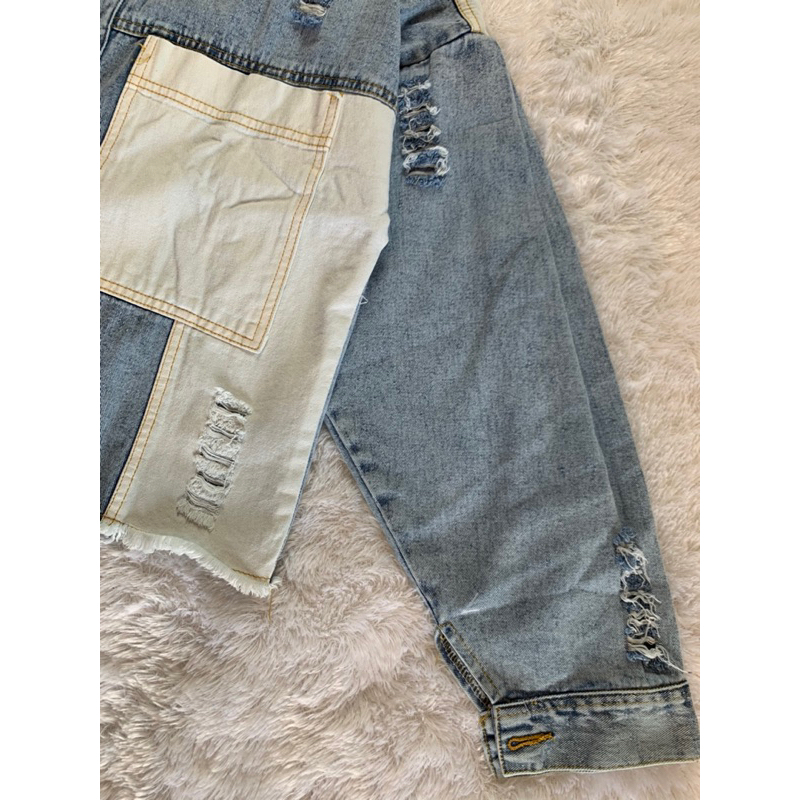 Jacket Jeans Crop Women BYAZ