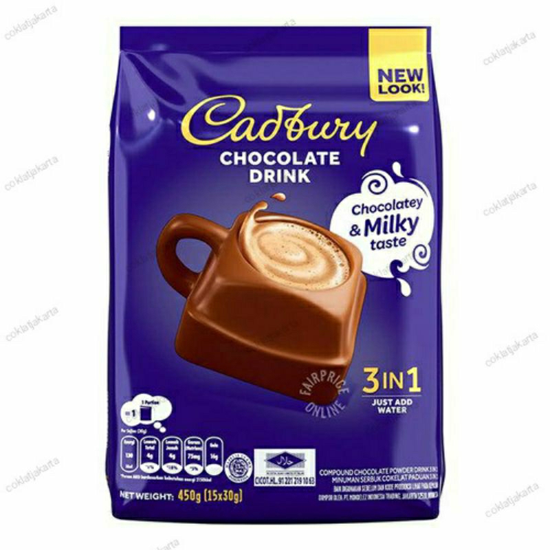 

*Minuman Cadbury Hot Chocolate 450 Gr (15x30 Gr)