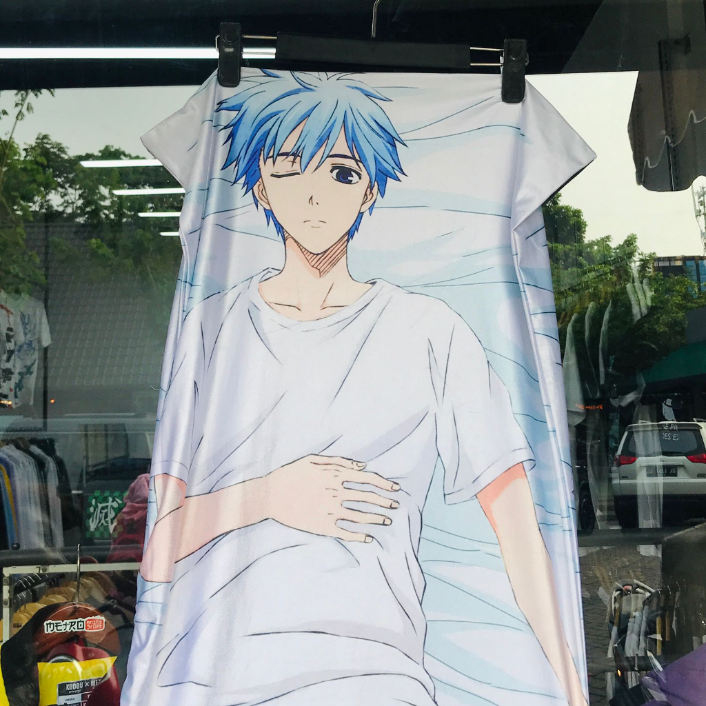 Dakimakura Tetsuya Kuroko Fullprint Anime Manga Kuroko No Baskaet Premium Unisex