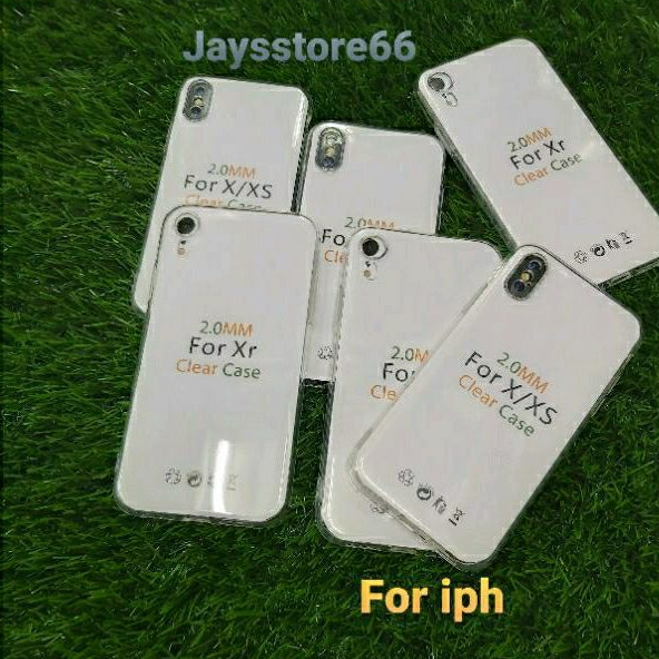 TPU Soft Case Clear 2.0mm Case Bening For Xiomy Iphone X XS XR