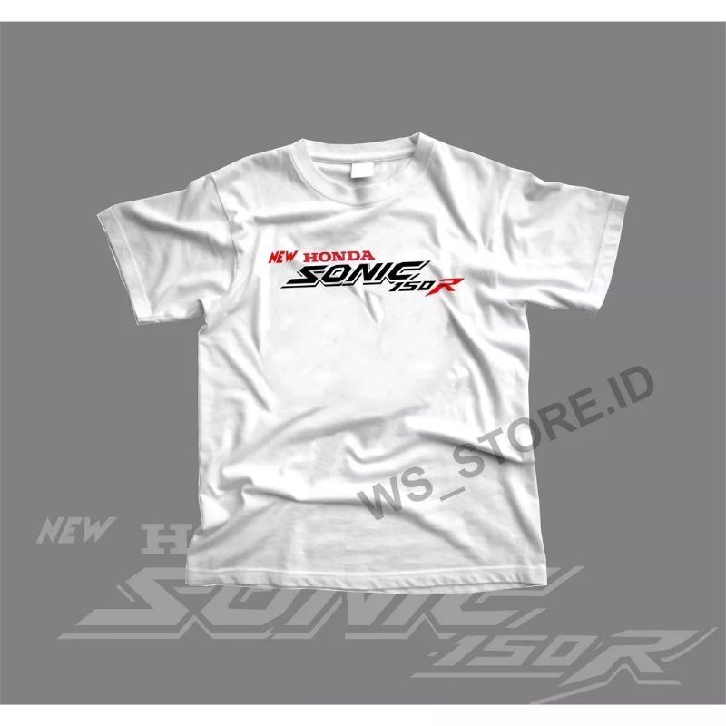 Baju kaos distro motor sport sonic pria