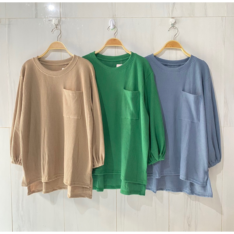 atasan wanita kaos knit uniqlo merk clarke atasan kaos knit uniqlo pocket