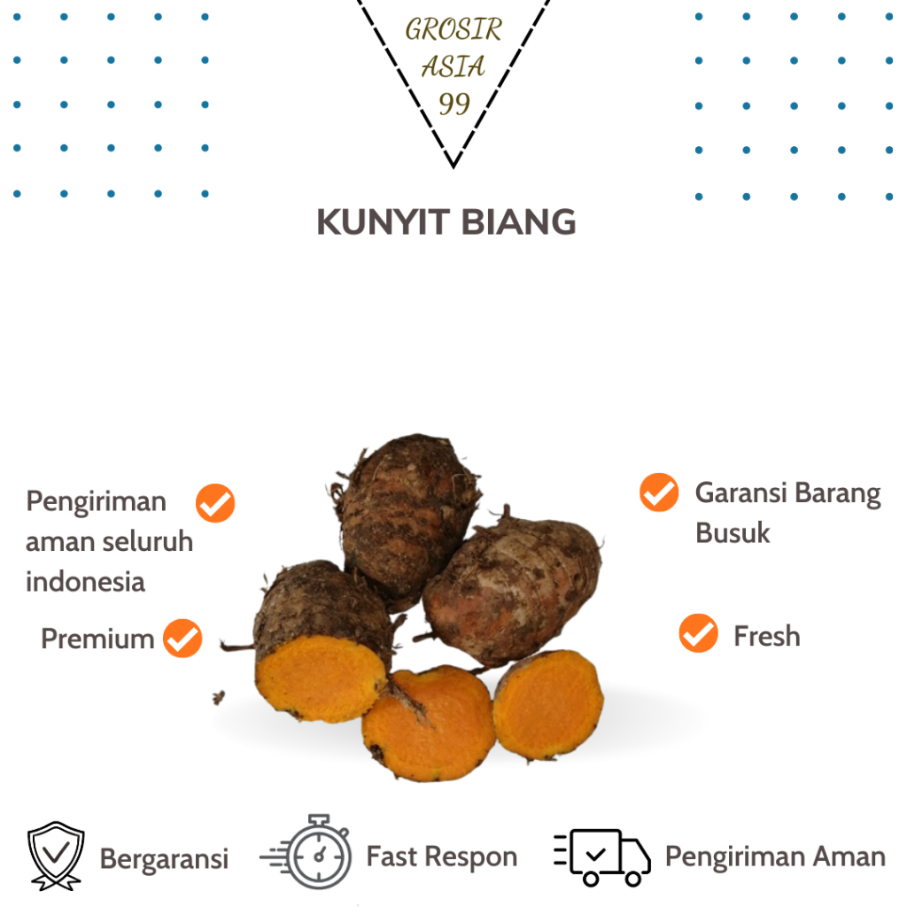 

Kunyit Biang Fresh 1kg / sekilo