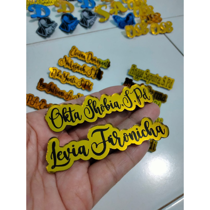 

Bros nama acrilic / name tag akrilik