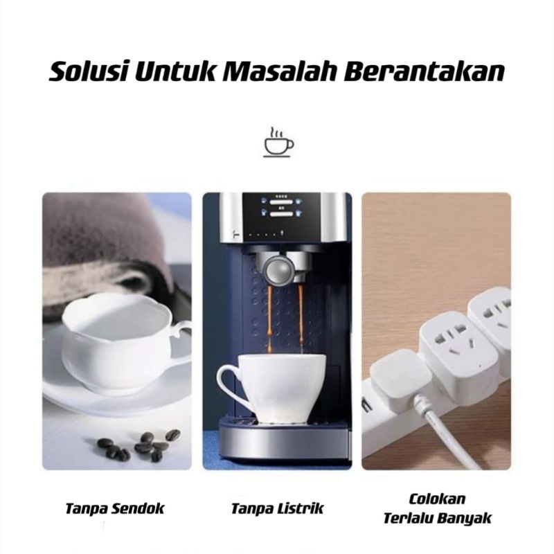 SELF STIRRING MUG Gelas Mixer Pengaduk Air Kopi Susu Jus Minuman Otomatis Praktis Food⭐IM.Olshop⭐