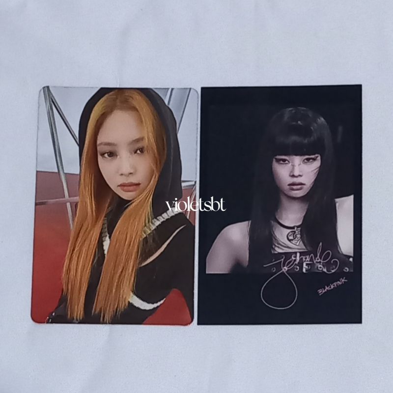 blackpink jennie born pink digipack pc + ktown4u pob