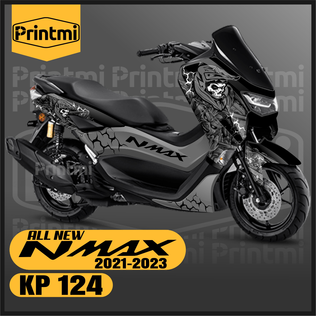 Printmi Stiker Decal Motor Nmax 155 New 2021 2022 2023 2024 Full Body Abs Connected Yamaha Variasi M