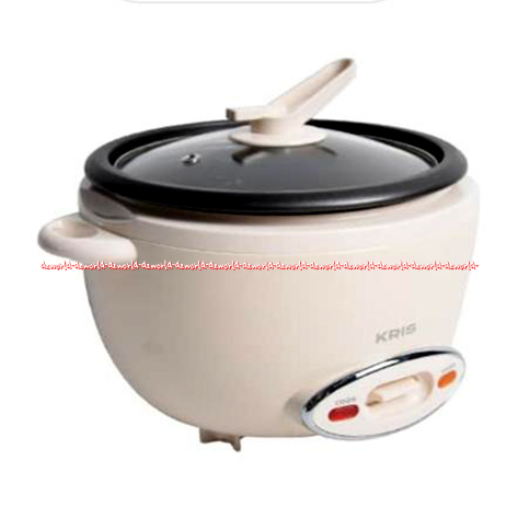 Kris Rice Cooker 4L Alat Penanak Nasi Masak Memasak Nasi Warna Putih Krisbow Krischef  Magic Com Rice Coker Manual