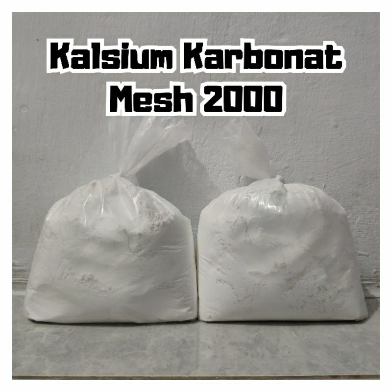 Kalsium Karbonat 1kg Calcium Carbonate Kalsit CaCO3 Best Quality Mesh 2000