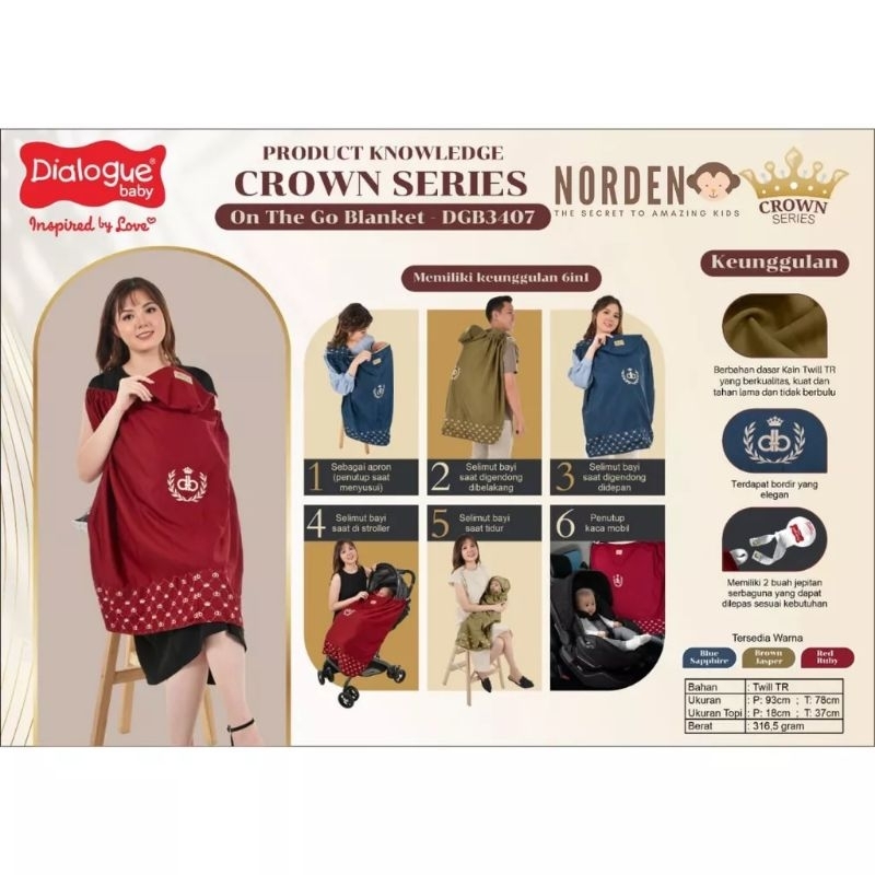 Dialogue blanket on the go crown series