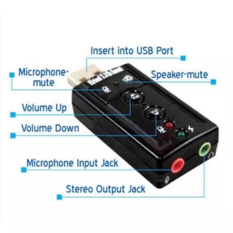 usb Soundcard  7.1 Soundcard 7.1 adapter usb