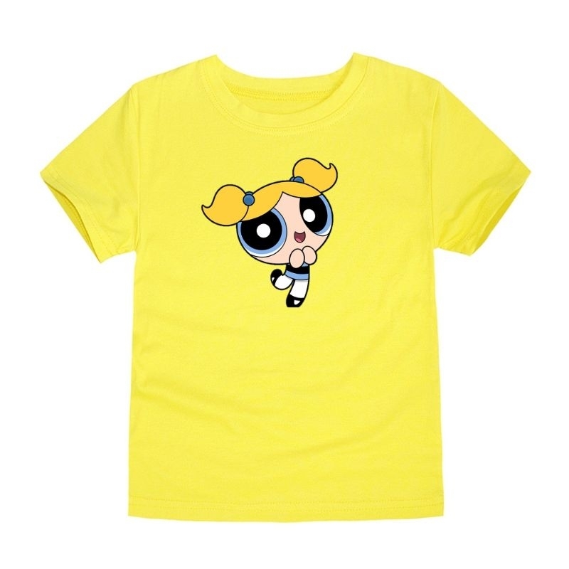 Kaos Anak Cewek Puffgirls Bubbles Baju Anak Lengan Pendek Atasan Anak Baju Oblong Kids 2-16Th Cod