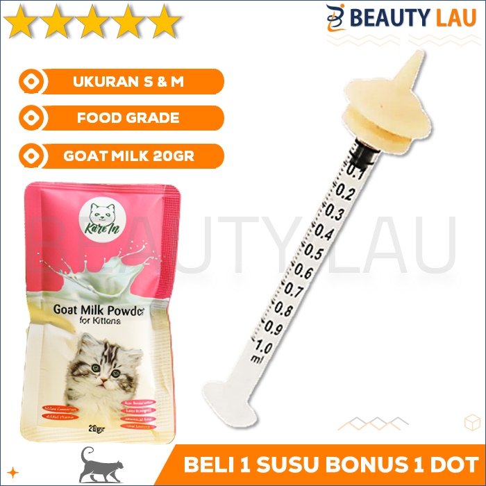 GOAT MILK SUSU KAMBING UNTUK KUCING BARU LAHIR 1 BULAN ADULT KITTEN CAT MILK REPLACER SUSU KOLOSTRUM COLOSTRUM