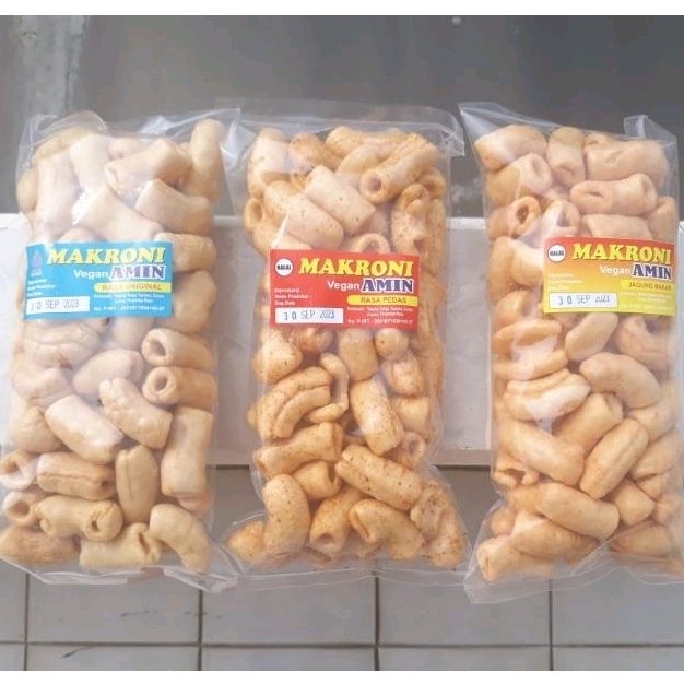 

Krupuk - Kerupuk Makaroni - Makroni Amin Vegan Vegetarian & Halal