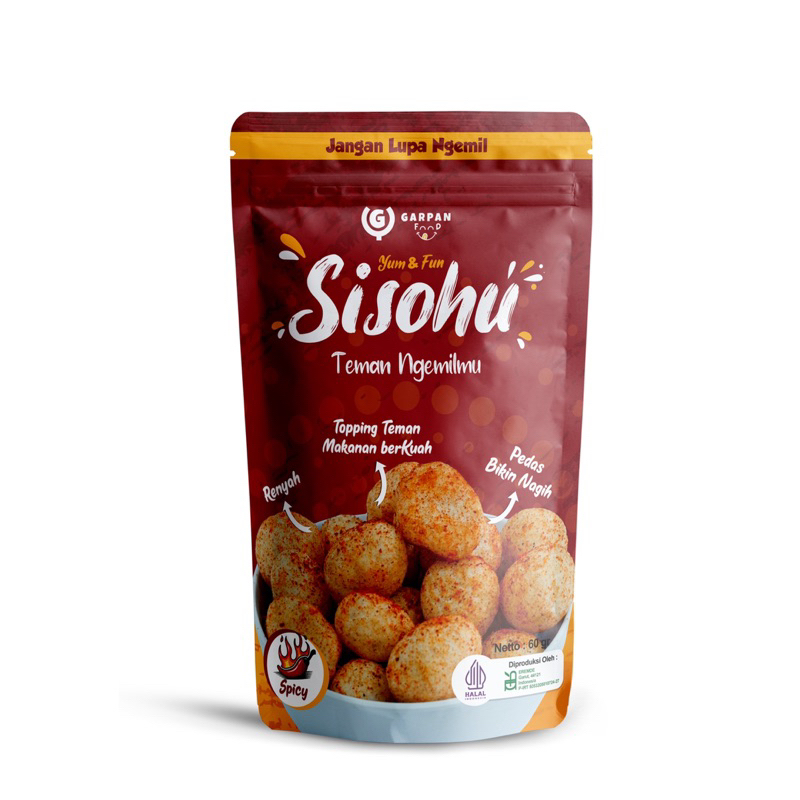 

Sisohu Spicy 75gr - Cemilan Khas Garut