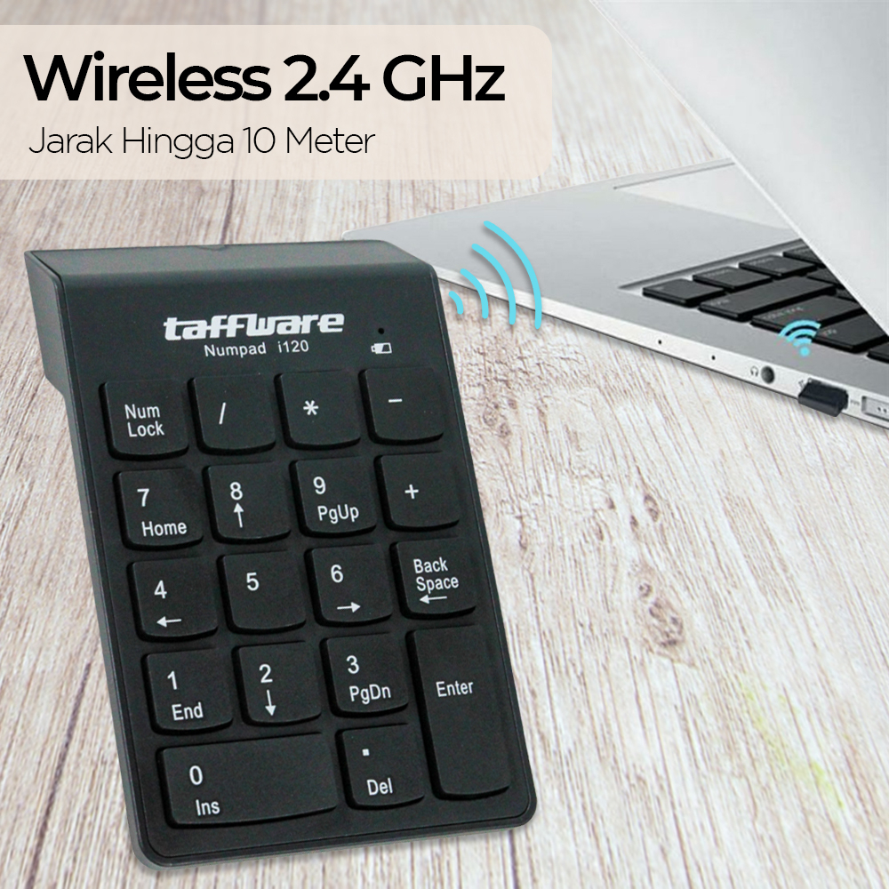 Taffware Keypad Numeric Wireless 2.4 GHz 10 Meter - i120